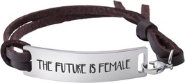 Bracelets for Women Inspirational Gift for Her Cuff Bangle Engraved Motivational - £20.98 GBP