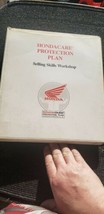 Honda Hondacare protection plan selling skills workshop binder dealer vi... - $98.01