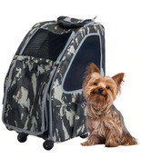 Petique 5-In-1 Pet Carrier for Small Dogs and Cats Army Camo - Approved ... - £139.37 GBP