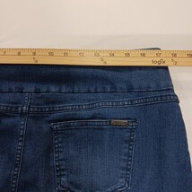 S.C. & Co. Denim Skort Women’s Blue Pull-On Stretch Mini Skirt Size Large image 6