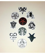 Baphomet / Satanic / Occult / Goth / Metaphysical Stickers - Set of 10 - IV - €1,73 EUR