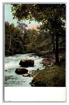 Walloomsac River View Bennington Vermont VT 1908 DB Postcard T3 - £2.33 GBP