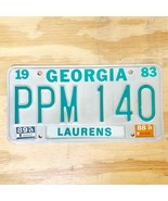 1989 United States Georgia Laurens County Passenger License Plate PPM 140 - €21,48 EUR