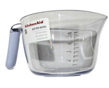 Kitchen Aid Batter Bowl Clear Soft Grip Handle Dishwasher Safe 8 Cups Me... - £26.88 GBP