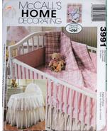 McCall&#39;s 3991 - Nursery Accessories - Home Decorating Sewing Pattern - £8.61 GBP