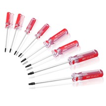 Bonsicoky 8 Pcs Torx Security Screwdriver Set with Magnetic Tip Plastic ... - $11.89