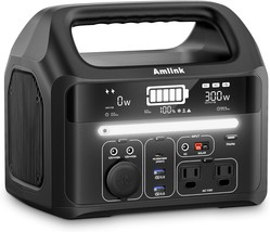 This Portable Power Station Is Equipped With A 300W 299Wh Lifepo4 - £193.40 GBP
