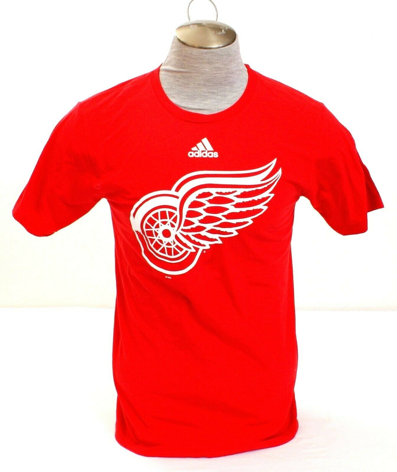 Adidas Red NHL Detroit Red Wings Short Sleeve Tee T-Shirt Men&#39;s NWT - $26.24