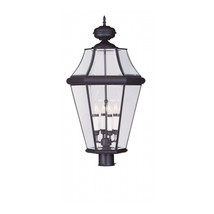 Livex 4 Light Outdoor Post Head in Bronze - $1,103.16