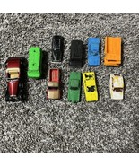 Lot Of 10 Damaged Painted Vintage Diecast Cars Hotwheels Matchbox Etc - $13.86