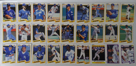 1990 Fleer Kansas City Royals Team Set of 27 Baseball Cards Missing #108 Gordon - £2.34 GBP