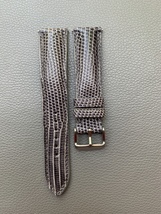 Brown Genuine Lizard Leather Watch Strap Band Custom Size 16 17 18 19 20... - $45.00