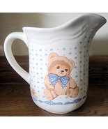 Tienshan Theodore Bear Pitcher / Utensil Holder Country Teddy Vintage Se... - $266.95 MXN