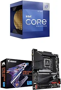Intel Core i9-12900K + GIGABYTE Z790 AORUS Elite AX Motherboard - £719.34 GBP