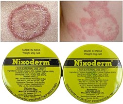 Nixoderm Cream 20gm Treat Skin Infections, Eczema, Pimples, Blemishes, R... - $12.19