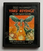 YARS REVENGE Atari 2600 Used Video Game Sears Tele-Games 49-75167 Cartridge - £6.02 GBP