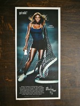 2005 Serena Williams Got Milk? - Original Color Ad - £4.49 GBP