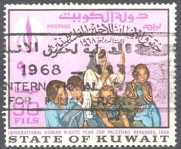 ZAYIX - Kuwait 404 Used - Palestinian Refugees 103022S65M - £1.57 GBP