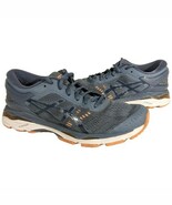 ASICS  GEL KAYANO 24 WOMENS SHOES Size 8.5 Blue Pink Athletic SUPER FEET Inserts - $64.39