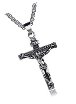 An item in the Antiques category: Cross Necklace for Men and Women Jesus Cross Mens