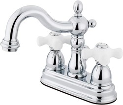 Kingston Brass Kb1601Px Heritage 4-Inch Centerset Lavatory, Polished Chrome - $123.99