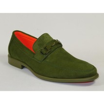 Men's TAYNO Shoes Soft Micro Suede Slip-on Loafer THE CAPRIO S Green image 2