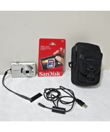 Nikon Coolpix S4000 Digital Camera 12MP Silver Bundle - $207.01 CAD