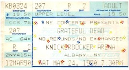 Grateful Dead Konzert Ticket Stumpf März 24 1990 Albany New York - £42.20 GBP