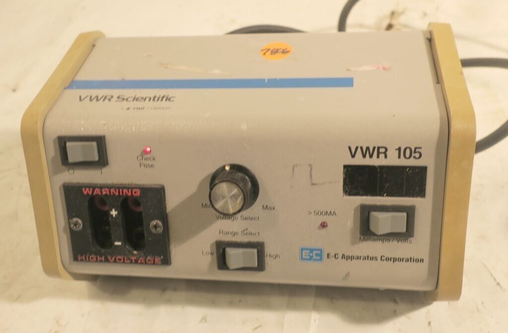 VWR Scientific 105 Electrophoresis Power Supply - Check Fuse Light On - $39.99