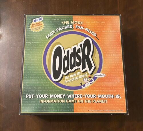 Odds'R Party Board Game By Eagle Games 2002 Complete, Great Condition! - $10.80