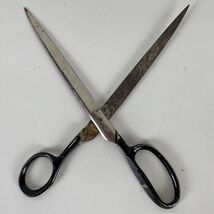 Vintage Warner 98 12" Scissors Hot Drop Forged Steel Italy - $10.49
