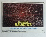 BattleStar Galactica Trading Card 1978 Vintage #28 Charting The Exodus - £1.57 GBP