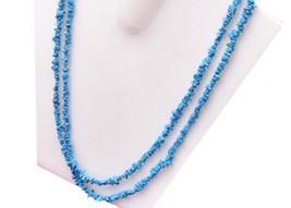 AAR Jewels Traditionnel Unisexe Simulé Turquoise Perlé Style Femme Collier - £18.45 GBP