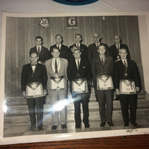 VTG F &amp; AM Masons 1960s Lodge 951 Shively KY Lodge Officers Photo print ... - $18.27