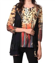Angel Call Of The Wild Hooded Vest Black Multi - $1,347.95 MXN