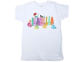 Princess Personalized Name shirt | Girls birthday shirt |  Kingdom trip - £11.84 GBP