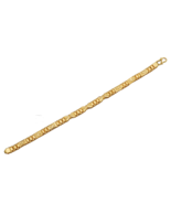 22 carat hallmark fine gold 20.5 cm bracelet for women chinese year jewelry - €1.996,52 EUR