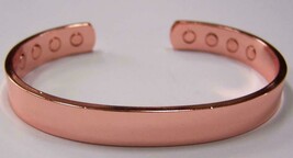 PURE COPPER SUPER EIGHT MAGNETIC 25 gram BRACELET  jewelry health pain r... - £9.83 GBP