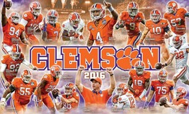 2016 Clemson Tigers 8X10 Photo Team Picture Ncaa Football Wide Border - $5.93