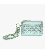 Rhodes Quilted Wallet with Chain Wristlet Bangle Metallic Jadelite - $39.75 CAD