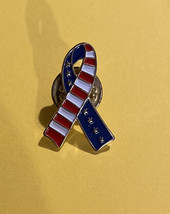 U.S.A. Ribbon Pin Label Pin- Patriotic American - £2.67 GBP