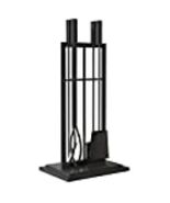 Fireplace Tool Set, Black, 5-Pc. - $100.77 CAD