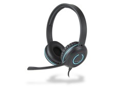 Cyber Acoustics - AC-5002 - 3.5mm Stereo Headset with Noise Cancelling - Black - £23.94 GBP