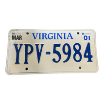 1991 Virginia license plate YPV 5984 Vintage Man Cave Garage Classic Car Decor - $19.54