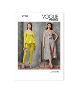 Vogue Sewing Pattern 0901 R11567 Top Shorts Pants Misses Size 6-14 - $13.49