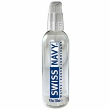Swiss Navy Water Based Lube PREMIUM Personal Sex Gilde Lubricant 4oz w/ Pump+ - £18.19 GBP