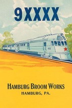 9XXXX Bullet Train Broom Label - $19.97