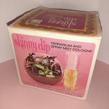 Vtg Skinny Dip Cologne &amp; Terrarium Gift Set RARE 70s Full Unused Kitsch - £58.18 GBP