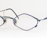Occhiali Vintage Augentraum 858 2 Blu / Verde UNICO RARO 47-21-135mm - $96.03