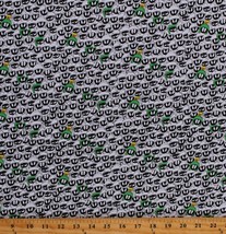 Cotton Looney Tunes Marvin the Martian Characters Fabric Print by Yard D763.81 - £12.74 GBP